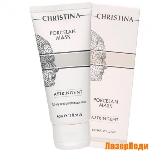 Porcelan Mask ASTRINGENT CHRISTINA, Поросуживающая Фарфоровая Маска КРИСТИНА