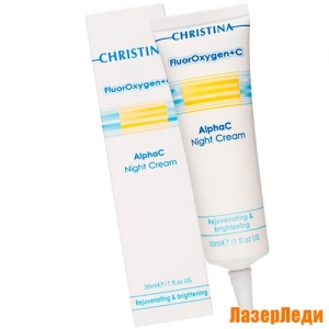 FluorOxygen+C AlphaС Night Cream CHRISTINA, Ночной крем с витамином С КРИСТИНА FluorOxygen+C