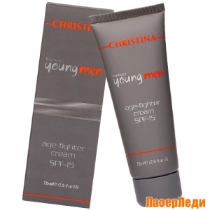 Forever Young Men Age-Fighter Cream SPF 15 CHRISTINA, Крем Против Старения с SPF 15 КРИСТИНА Forever Young
