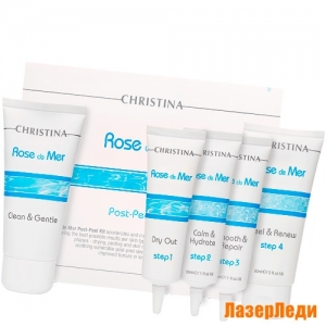 Rose de Мег Post-Peel Kit CHRISTINA, Набор для постпилингового ухода (5 препаратов) КРИСТИНА Rose de Мег