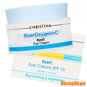 FluorOxygen+C EyeC Eye Cream SPF 15 CHRISTINA, Крем для кожи вокруг глаз SPF 15 КРИСТИНА FluorOxygen+C