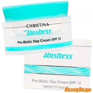 Unstress ProBiotic Day Cream SPF 12 CHRISTINA, Дневной Крем с Пробиотическим Действием SPF 12 КРИСТИНА Unstress