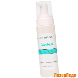 Unstress Comfort Cleansing Mousse CHRISTINA, Очищающий Мусс Комфорт КРИСТИНА Unstress