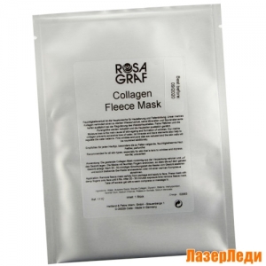Collagen Fleece Mask Rosa Graf, Флисовая Маска с Коллагеном Роза Граф