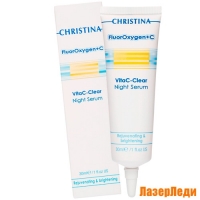 Ночная осветляющая сыворотка с витамином С FluorOxygen+C CHRISTINA